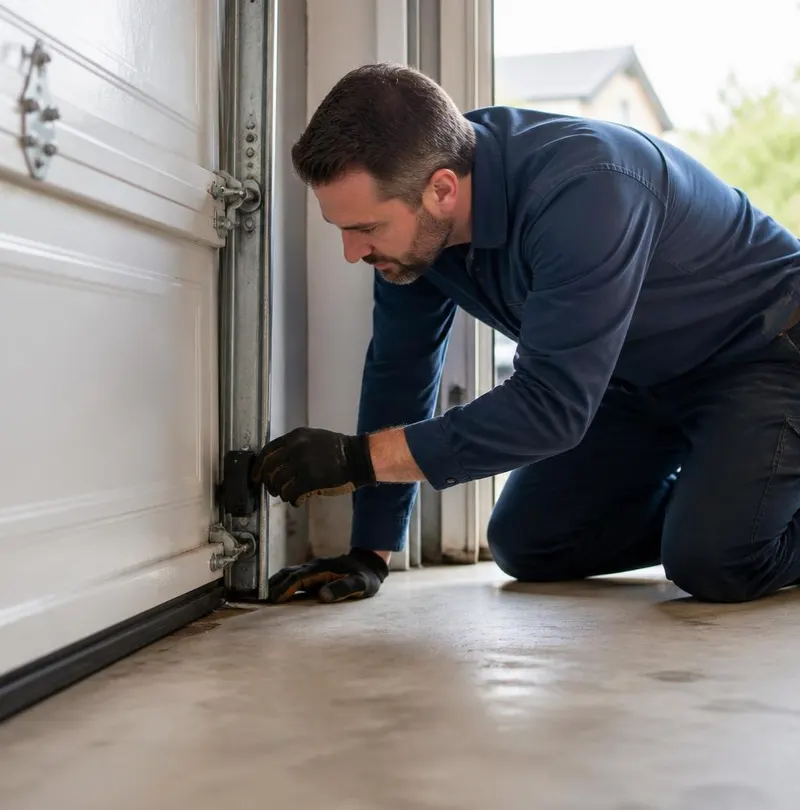 Off Track Door Repair in Geneva